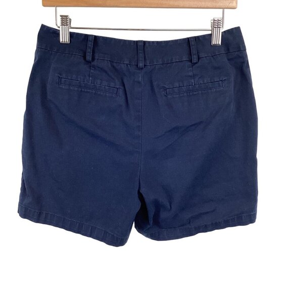 Talbots Women's‎ Navy Blue Chino Shorts Size 4 - Picture 4 of 5